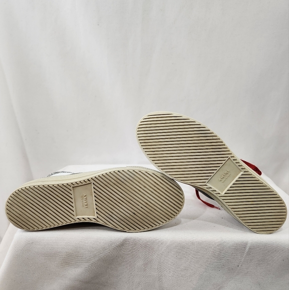 Exclusive AMIRI Sunset High Top Silver Glitter Sneakers Made Italy sz 41 EU 8 US - Picture 5 of 11